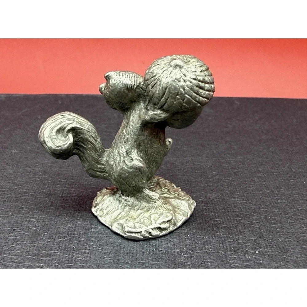 Vintage Little Figurines Lot of 9 Fine Pewter 1976 Animals, Birds